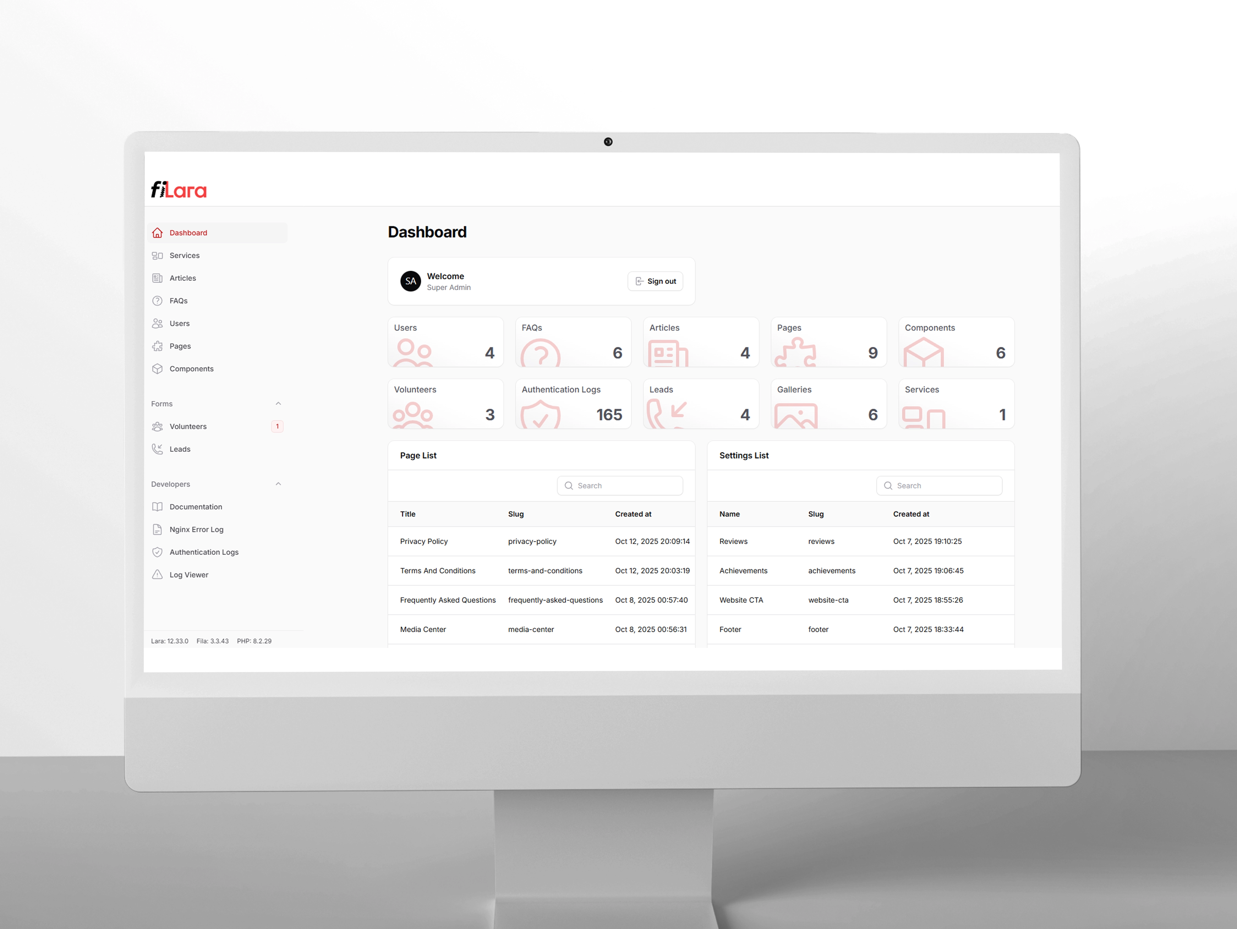 Systems & Dashboards